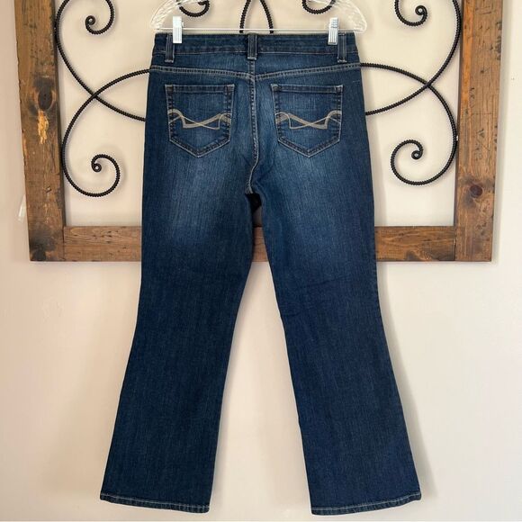 Vintage American Jeans By Nine West Bootcut Medium Wash Denim Size 10 - Picture 2 of 13